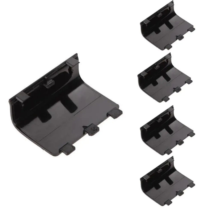Per Xbox One 5 pezzi Sportelli batteria sostitutivi del coperchio della batteria del controller wireless, Red, Black Per Xbox One 5 pezzi Sportelli batteria sostitutivi del coperchio della batteria del controller wireless, Red, Black